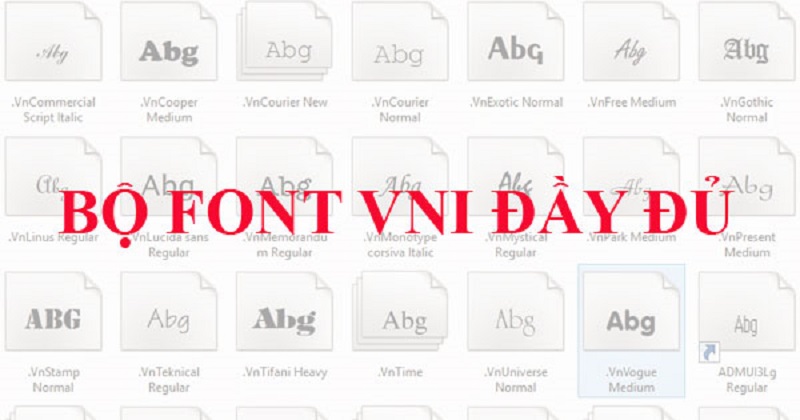 Tìm hiểu Font chữ VNI là gì?