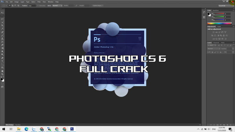 Cách tải photoshop cs6 full crack vĩnh viễn 