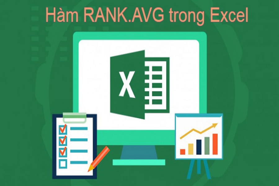 Hàm RANK.AVG trong Excel