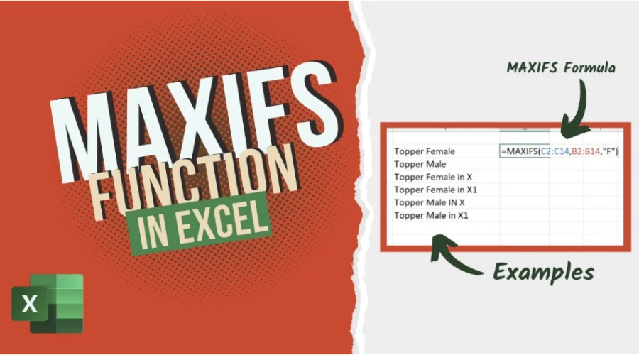 Hàm MAXIFS trong Excel