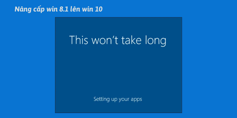 Hoàn tất quá trình nâng cấp Win 8.1 lên Win 10 