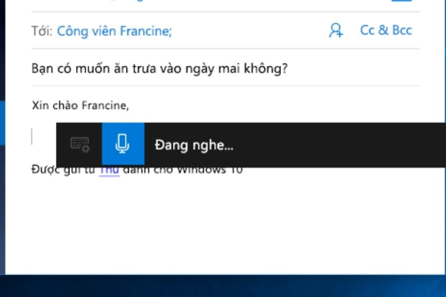 Hướng dẫn cách nhập văn bản bằng giọng nói trên Windows