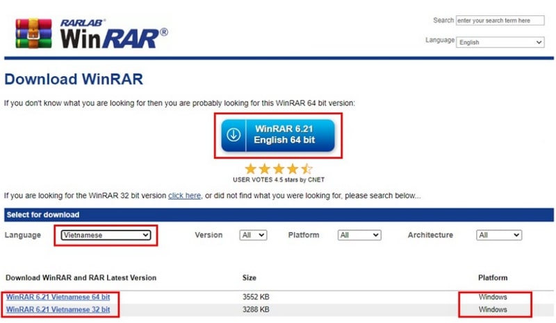Hướng dẫn cài đặt phần mềm WinRAR miễn phí mới nhất