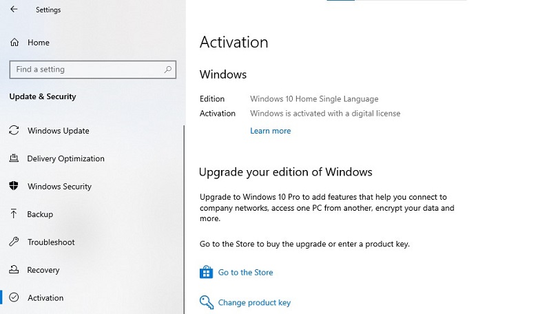 Mở cửa sổ Windows để sửa lỗi activate Windows 10
