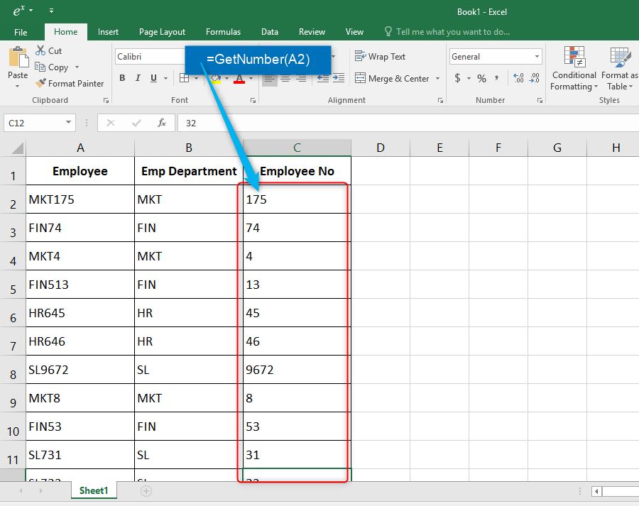 Cách tạo chữ và số thành 2 cột trong Excel bằng VBA