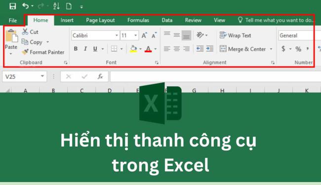Bật mí cách hiển thị thanh công cụ trong Excel mọi phiên bản